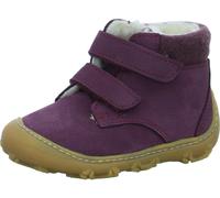 RICOSTA Mädchen Winterstiefel NICO, Kinder Lauflernschuhe, Weite: Weit, terracare,Barfuß-Schuh, Outdoor-Kinderschuhe, warm, Pflaume (380), 23 EU