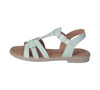 Ricosta Riemchensandalen BIRTE Mädchen rutschfest Echtleder flach Jade Größe 37