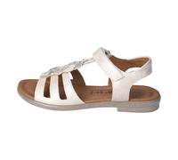 RICOSTA Mädchen Riemchensandalen Amelie, Kinder Sandalen, Weite: MITTEL, Sandaletten, Sommersandalen, bequem, flach, Sommerschuhe, Weiss (810), 39 EU