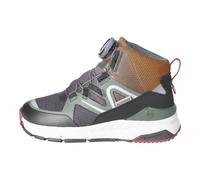 Sneaker RICOSTA "Ricosta Sneaker Lederimitat/Textil", Mädchen, Gr. 37, grün (schwarz, senf), Lederimitat, Textil, Schuhe Sneaker (42796754-37) schwarz, senf