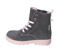 Ricosta Stiefelette ANNI Veloursleder Grau/Rosa Warmfutter Weite Mittel Gr. 31