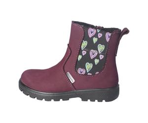 RICOSTA Kinderschuhe Stiefel plum (Herzen) plum (Herzen) - Gr. - 27