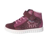 Ricosta Mädchen-Stiefel Jeannie – RicostaTEX, wasserdicht, Klettstiefel, lose Einlage – Plum/Merlot 30 EU