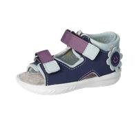 Ricosta Mädchen-Riemchensandalen Kittie - Weite Mittel, waschbar, offen, Nautic/Ice, Gr. 23