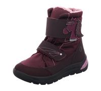 Winterstiefel RICOSTA "Garei WMS: normal", Kinder, Gr. 27, lila (brombeer), Textil, Lederimitat, Nylon, animal-print, Glitzer, casual, Schuhe, Snowboots mit Sympatex, Größenschablone zum Download (418