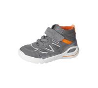 RICOSTA Jungen Stiefel Active, Kinder Boots, Weite: Mittel, lose Einlage, RicostaTEX, Klettstiefel, Booties, Leder, Carbon/grau (490), 36 EU