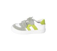 RICOSTA Mädchen und Jungen Low-Top Sneaker Marci, Kinder Halbschuhe, Weite: MITTEL, lose Einlage, Strassenschuhe, eukalyptus/Weiss (810), 33 EU