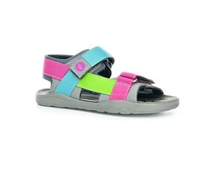 Ricosta Loen frost/grau/pink Barfußsandalen