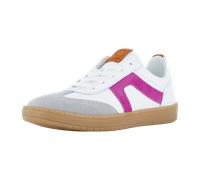 RICOSTA Mädchen Schnürhalbschuhe London, Kinder Halbschuhe, lose Einlage, straßenschuhe, Strassenschuhe, Sportschuhe, Weiss/Stein/pink (810), 39 EU