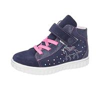 RICOSTA Mädchen Boots Jeannie, Weite: Normal,lose Einlage, TEX,Kinderschuhe,Klettstiefel,Booties,wasserdicht,Kids,Nautic (172),33 EU / 1 UK