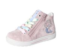 RICOSTA Mädchen High-Top Sneaker IRA, Kinder Boots, Weite: MITTEL, lose Einlage, schnürstiefel, Booties, Leder, Malve (320), 30 EU