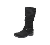 RICOSTA Mädchen Klassische Stiefel Riana,Kinder Stiefel,WMS:Mittel,lose Einlage, TEX,reißverschluss,wasserdicht,schwarz (090),36 EU