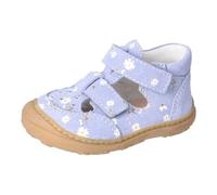 Lauflernschuh PEPINO BY RICOSTA "Eni WMS: mittel", Kinder, Gr. 19, lila (fliederfarben), Veloursleder, geblümt, casual, Schuhe, Sommerschuh, Print, WMS-System, Leder, Größenschablone zum Download (870