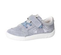 RICOSTA Mädchen Kletthalbschuhe Hanna, Kinder Halbschuhe, Weite: Mittel, Barfuß-Schuh, Klettschuhe, Strassenschuhe, calcit/hellgrau (130), 32 EU