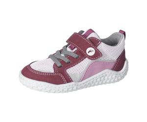 RICOSTA Mädchen Kletthalbschuhe Jayden, Kinder Halbschuhe, Weite: MITTEL, Barfuß-Schuh,vegan, Klettverschluss, Sneaker, Flieder/Merlot (380), 31 EU