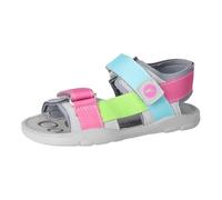 RICOSTA Mädchen Kletthalbschuhe LOEN, Kinder Halbschuhe, Weite: Mittel, waschbar,Barfuß-Schuh, Freizeitschuhe, Frost/grau/pink (450), 29 EU