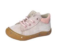 RICOSTA Mädchen Low-Top Sneaker Caius, Kinder Lauflernschuhe, lose Einlage, Laufschuhe, schnürschuhe, schnürer, Halbschuhe, Tundra/rosa (650), 24 EU