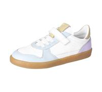 RICOSTA Mädchen Low-Top Sneaker Chelsea, Kinder Halbschuhe, lose Einlage, Freizeitschuhe, Turnschuhe, Laufschuhe, Klettschuhe, Weiss/Himmel (820), 34 EU