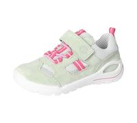 RICOSTA Mädchen Low-Top Sneaker Fast, Kinder Halbschuhe, Weite: Mittel, lose Einlage, Klettschuhe, Klettverschluss, Avocado/rosa (520), 32 EU