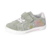 RICOSTA Mädchen Low-Top Sneaker Irina, Kinder Halbschuhe, Weite: Mittel, lose Einlage, Freizeitschuhe, Laufschuhe, Klettschuhe, eukalyptus (530), 33 EU