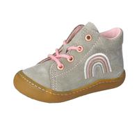 RICOSTA Mädchen Low-Top Sneaker Kally, Kinder Lauflernschuhe, lose Einlage, terracare, straßenschuhe, eukalyptus/Rose (Regenbogen) (530), 26 EU