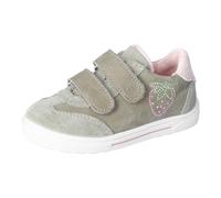 RICOSTA Mädchen Low-Top Sneaker Lima, Kinder Halbschuhe, Weite: MITTEL, lose Einlage, Freizeitschuhe, Laufschuhe, Klettschuhe, eukalyptus (530), 26 EU