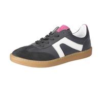 Sneaker RICOSTA "Ricosta Sneaker Veloursleder/Textil", Mädchen, Gr. 35, schwarz, Textil, Veloursleder, Schuhe (17006253-35) schwarz