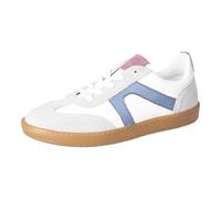 RICOSTA Mädchen Low-Top Sneaker London, Kinder Halbschuhe, lose Einlage, Turnschuhe, Laufschuhe, schnürschuhe, Weiss/Stein/Purple (820), 39 EU
