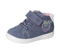 RICOSTA Mädchen Low-Top Sneaker Lou, Kinder Lauflernschuhe, Weite: MITTEL, lose Einlage, Klettstiefel, Booties, Reef/Purple (140), 27 EU