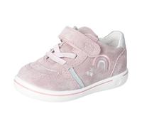 RICOSTA Mädchen Low-Top Sneaker LULU, Baby und Kleinkinder Lauflernschuhe, Weite: MITTEL, lose Einlage, Klettstiefel, Booties, Malve/Ice (310), 22 EU