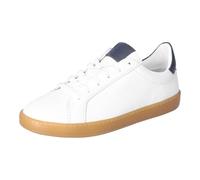 RICOSTA Mädchen Low-Top Sneaker Paris, Kinder Halbschuhe, lose Einlage, Sportschuhe, Freizeitschuhe, Turnschuhe, Weiss/dunkelblau (820), 41 EU