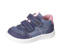 RICOSTA Mädchen Low-Top Sneaker SAM, Kinder Lauflernschuhe, Weite: MITTEL, lose Einlage, Freizeitschuhe, Turnschuhe, Ozean/Nebel/rosa (140), 26 EU