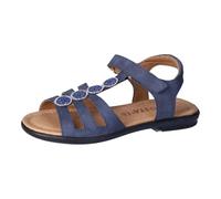 Ricosta Mädchen Riemchensandalen ANA – Weite Mittel, Blau, Größe 35