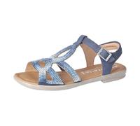 RICOSTA Mädchen Riemchensandalen Azura, Kinder Sandalen, Weite: Mittel, Sommerschuhe, Freizeitschuhe, offene Schuhe, Strandschuhe, Nude (310), 39 EU