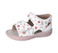 RICOSTA Mädchen Riemchensandalen Banu, Baby und Kleinkinder Lauflernschuhe, Weite: Mittel, offene Schuhe, Strandschuhe, Sandaletten, Weiss (810), 21 EU