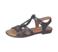 RICOSTA Mädchen Riemchensandalen Becca, Kinder Sandalen, Weite: Mittel, Sandaletten, Sommersandalen, bequem, flach, Sommerschuhe, schwarz (090), 42 EU