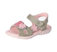 RICOSTA Mädchen Riemchensandalen Cilla, Kinder Sandalen, Weite: MITTEL, Freizeitschuhe, offene Schuhe, Strandschuhe, bequem, eukalyptus (531), 27 EU