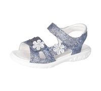 RICOSTA Mädchen Riemchensandalen Cilla, Kinder Sandalen, Weite: Mittel, Freizeitschuhe, offene Schuhe, Strandschuhe, Winterboots, warm, Nautic (180), 29 EU