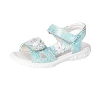 RICOSTA Mädchen Riemchensandalen Cilla, Kinder Sandalen, Weite: MITTEL, Freizeitschuhe, offene Schuhe, Strandschuhe, Sandaletten, Jade (510), 25 EU