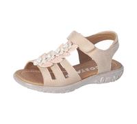 RICOSTA Mädchen Sandalen Clara, Kinder Sommerschuhe, Weite: Mittel, offene Schuhe, Strandschuhe, Sandaletten, Klettverschluss, beige (620), 25 EU