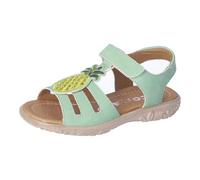 RICOSTA Mädchen Riemchensandalen Clarissa, Kinder Sandalen, Weite: MITTEL, Strandschuhe, Sandaletten, Sommersandalen, bequem, eukalyptus (530), 29 EU