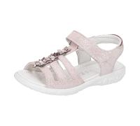 RICOSTA Mädchen Riemchensandalen Cleo, Kinder Sandalen, Weite: MITTEL, Strandschuhe, Sandaletten, Sommersandalen, bequem, flach, Nude (310), 26 EU