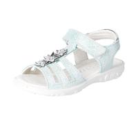 RICOSTA Mädchen Riemchensandalen Cleo, Kinder Sandalen, Weite: SCHMAL, bequem, Sommerschuhe, Freizeitschuhe, offene Schuhe, Jade (520), 30 EU