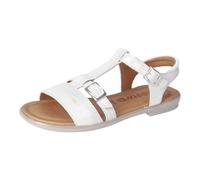 RICOSTA Mädchen Riemchensandalen KALJA, Kinder Sandalen, Weite: Mittel, Sommersandalen, bequem, flach, Sommerschuhe, Freizeitschuhe, Bianco (810), 33 EU
