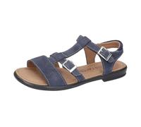 RICOSTA Mädchen Riemchensandalen KALJA, Kinder Sandalen, Weite: MITTEL, Sandaletten, Sommersandalen, bequem, flach, Sommerschuhe, Nautic (170), 38 EU