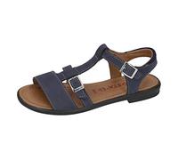 RICOSTA Mädchen Riemchensandalen KALJA, Weite: Mittel (WMS), gladiatoren-sandale kinder maedchen kinderschuhe toben spielen,nautic,40 EU / 6.5 UK