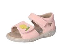 Ricosta Lauflernschuh Pepino Mimi – Leder bestickt, Weite Mittel, Klett – Gr. 25 Rosa (Zitronen)