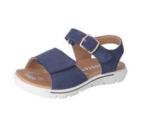 RICOSTA Mädchen Riemchensandalen Samira, Kinder Sandalen, Weite: MITTEL, Strandschuhe, Sandaletten, Sommersandalen, bequem, flach, Nautic (170), 30 EU