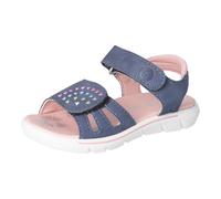 RICOSTA Mädchen Riemchensandalen Sarah, Kinder Sandalen, Weite: MITTEL, Sandaletten, Sommersandalen, bequem, flach, Sommerschuhe, Nautic (170), 31 EU