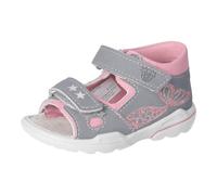 RICOSTA Mädchen Sandalen Arielle, Kinder Lauflernschuhe, Weite: Mittel, Outdoorsandalen, Klettverschluss, Sommerschuhe, Graphit/Mallow (450), 25 EU